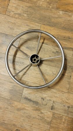 15-in Stainless Steel Boat Steering Wheel