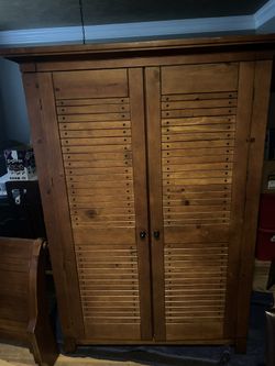 Armoire Progressive Inc. Furniture- Trestle wood Mesquite Collection 