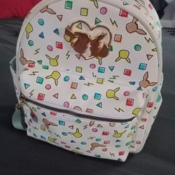Leather Pokemon "Pikachu & Eevie" Backpack Purse