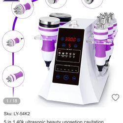 UNOISETION 5 in 1 Ultrasonic Cavitation Machine Body Facial Care for Home Use