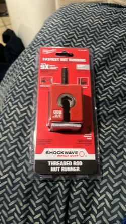 Milwaukee Shockwave 3/8" Threaded Rod Nut Runner