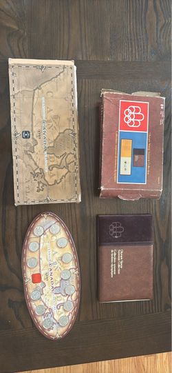 1999 Canada Millennium Coin Set and Olympic Stamp Souvenir Collection 1976