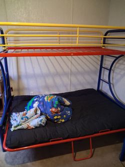 Kids Metal Bunk Bed futon Frame