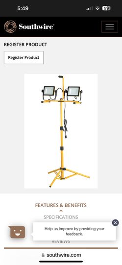 10000LM Work light with tripod