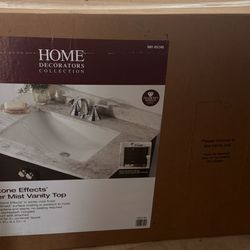 31in Stone Effects Winter Mist Vanity Top