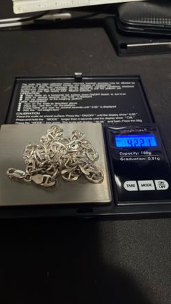 925 silver mariner chain