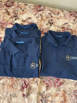DAVINCI school polos x 4