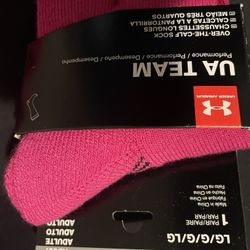 Breast Cancer Under Armour Socks