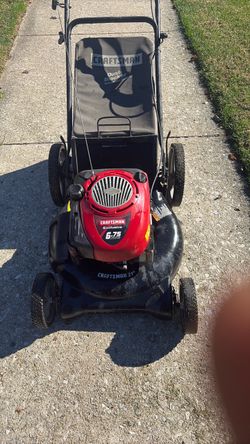 Craftsman push mower with a 6.7 5 MRS most reliable starting most reliable starting sounds good