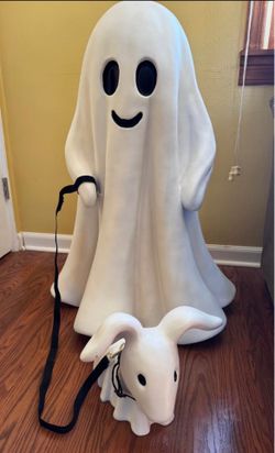 Ghost Walking Ghost Dog - Large - At Home