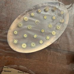 Vintage Dorothy Thorpe Glama Glass Atomic Starburst