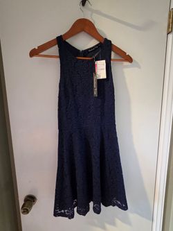 Girls blue Penelope tree dress, size 12