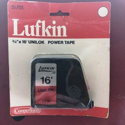 Lufkin 3 /4” x 16’ unilock power tape measure