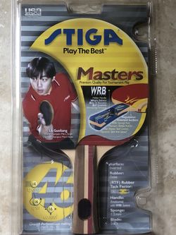 STIGA Masters Racquet Table Tennis USATT - NEW