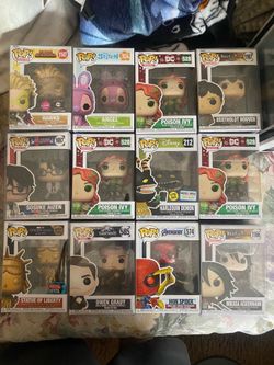 Funko pop ($10 each)