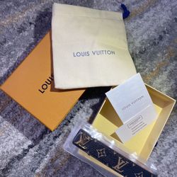 lv slim bracelet - black/gold