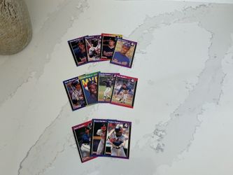 Baseball Trading Cards. 89 Donruss Atlanta Braves Lot of 11