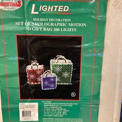 Vintage Holiday Lighted Decor 