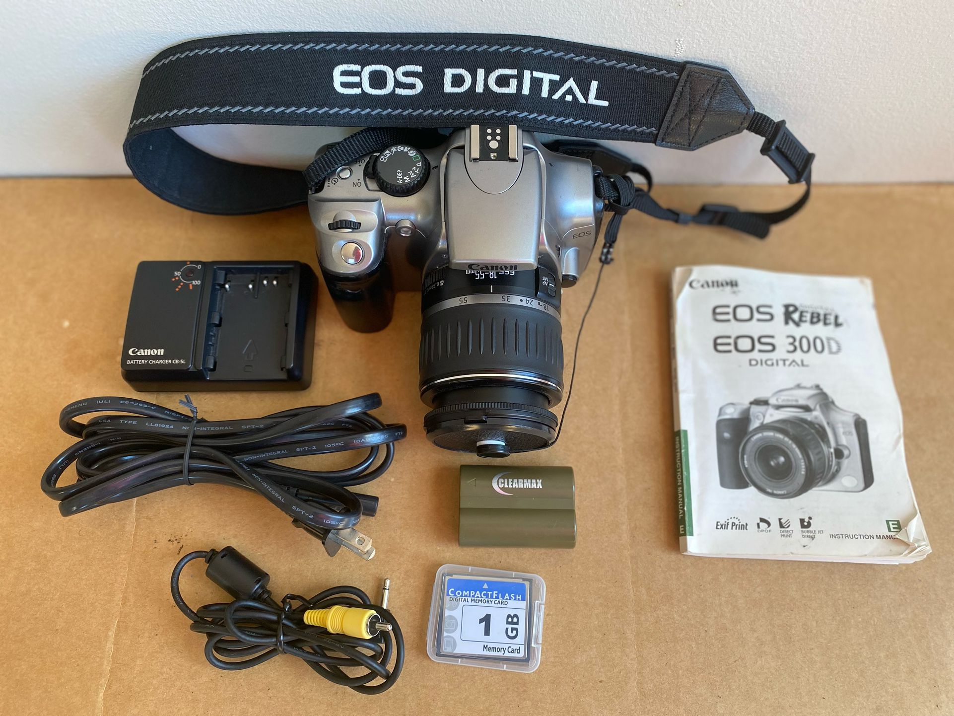 Canon EOS Rebel DS6041 With Canon EFS 18-55mm Lens 