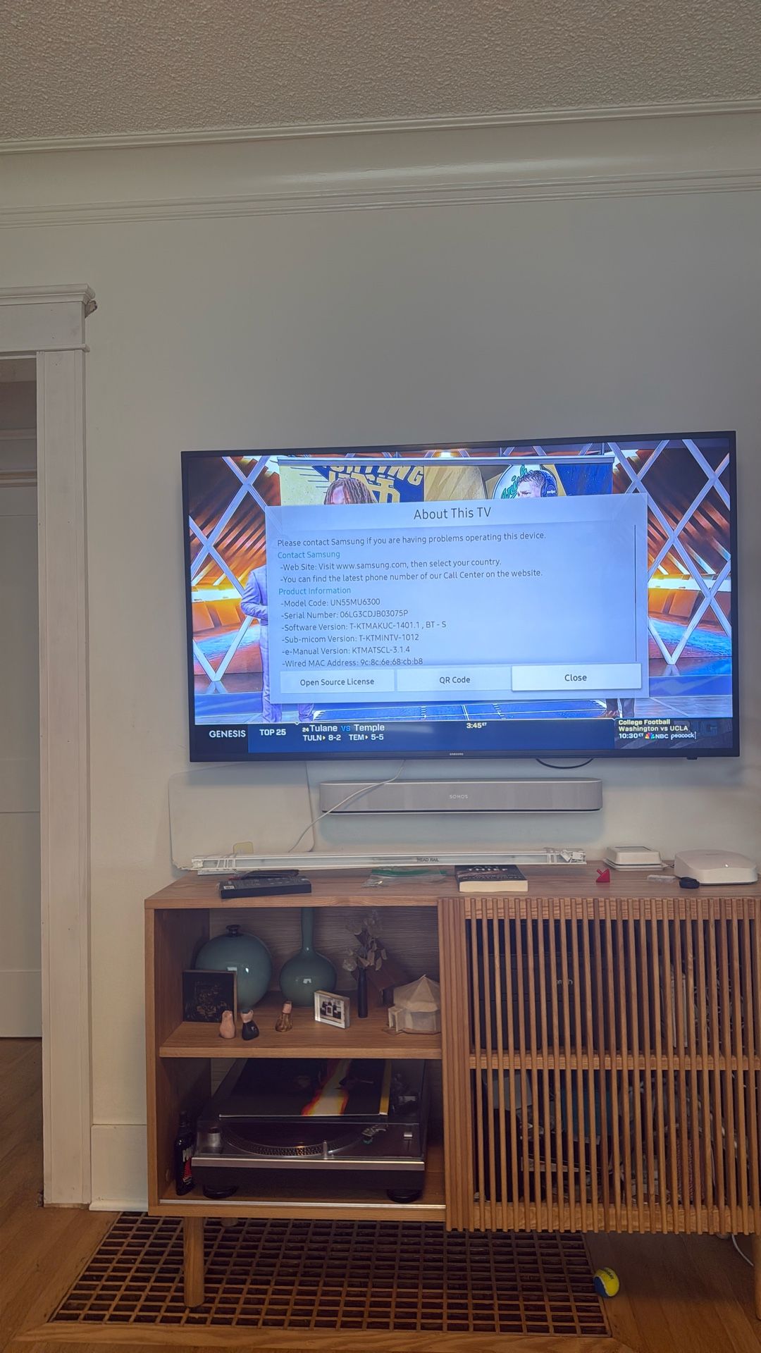 Samsung 55’ 4k Ultra HS Smart LED