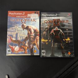 PS2 God of War - and - God of War 2 