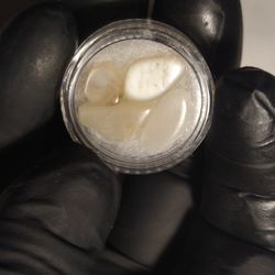 Peach White Flash Moonstones in Display 