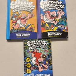 Captain Underpants by Day Pilkey kids comic books