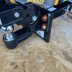 Trailer Hitch Pintle 3 Position 2 Inch Ball