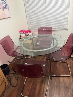 Round Dining Table Set
