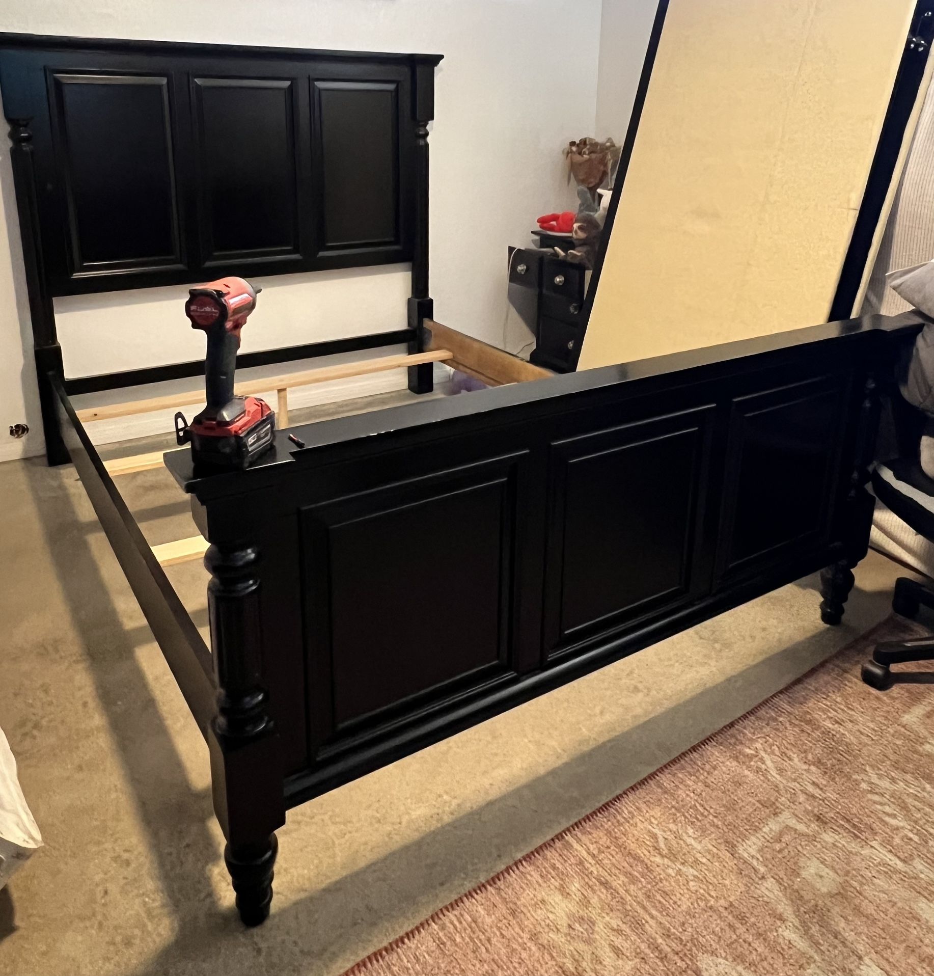 Queen Bed Frame With Or Without Mattress