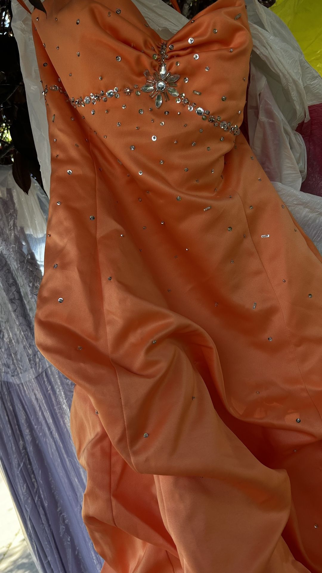 Orange Prom Dress