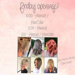 Friday Availability! 