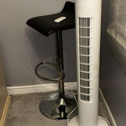 Oscillating Fan with Remote/Bar Stools