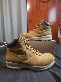 Nike Manoa Leather Boots Wheat Men's 10.5