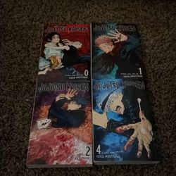 JJK manga 0,1,2,4