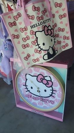 Sanrio Hello Kitty Pink  Large Wall Clock 