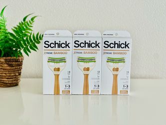 Schick Xtreme 3-Blade Bamboo Men’s Disposable Razors