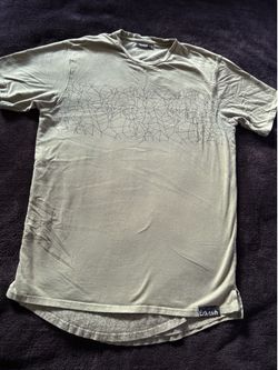 Pink Dolphin ‘ Prosperity ‘ geometric design double shirt tee men’s XL long