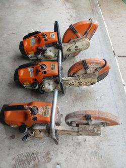 concrete saws STIHL TS400 all works.  1,  14"     2. 12"      $900  all 3.  together   or $325 each.