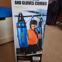 New Youth Punching Bag With Gloves