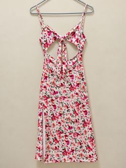 Floral Spaghetti Strap Mini Dress