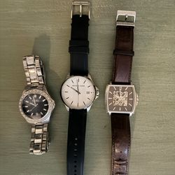 Michael Kors, Keneth Cole & Fossil Watches