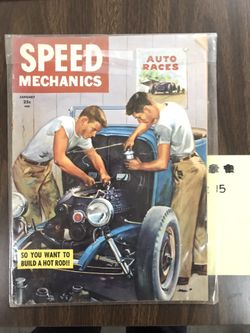Vintage “Speed Mechanics” Car Magazine