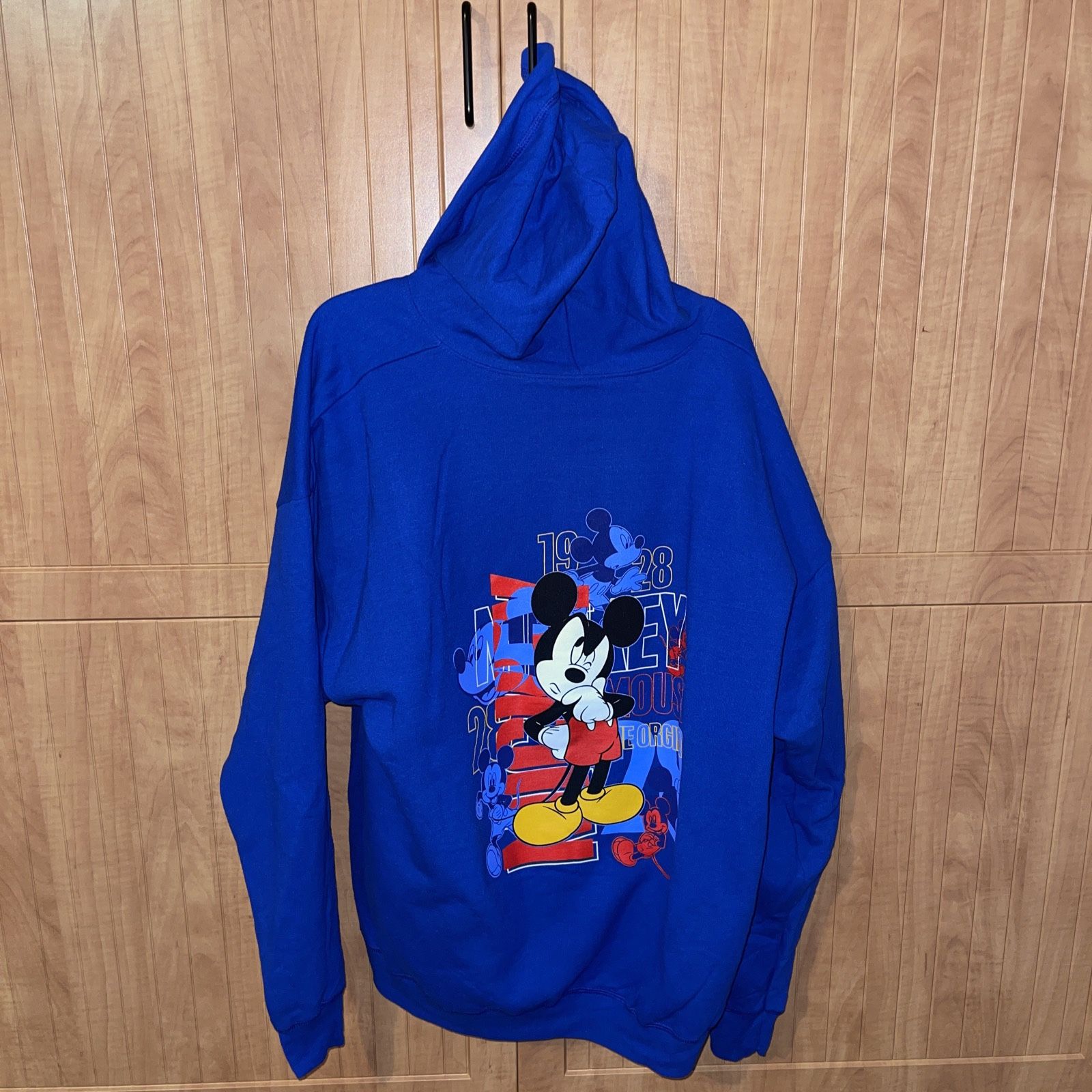 1928 Mickey Mouse Hoodie Jacket Disney 2XL 