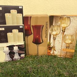 Candle Holders And Led Wax Candles