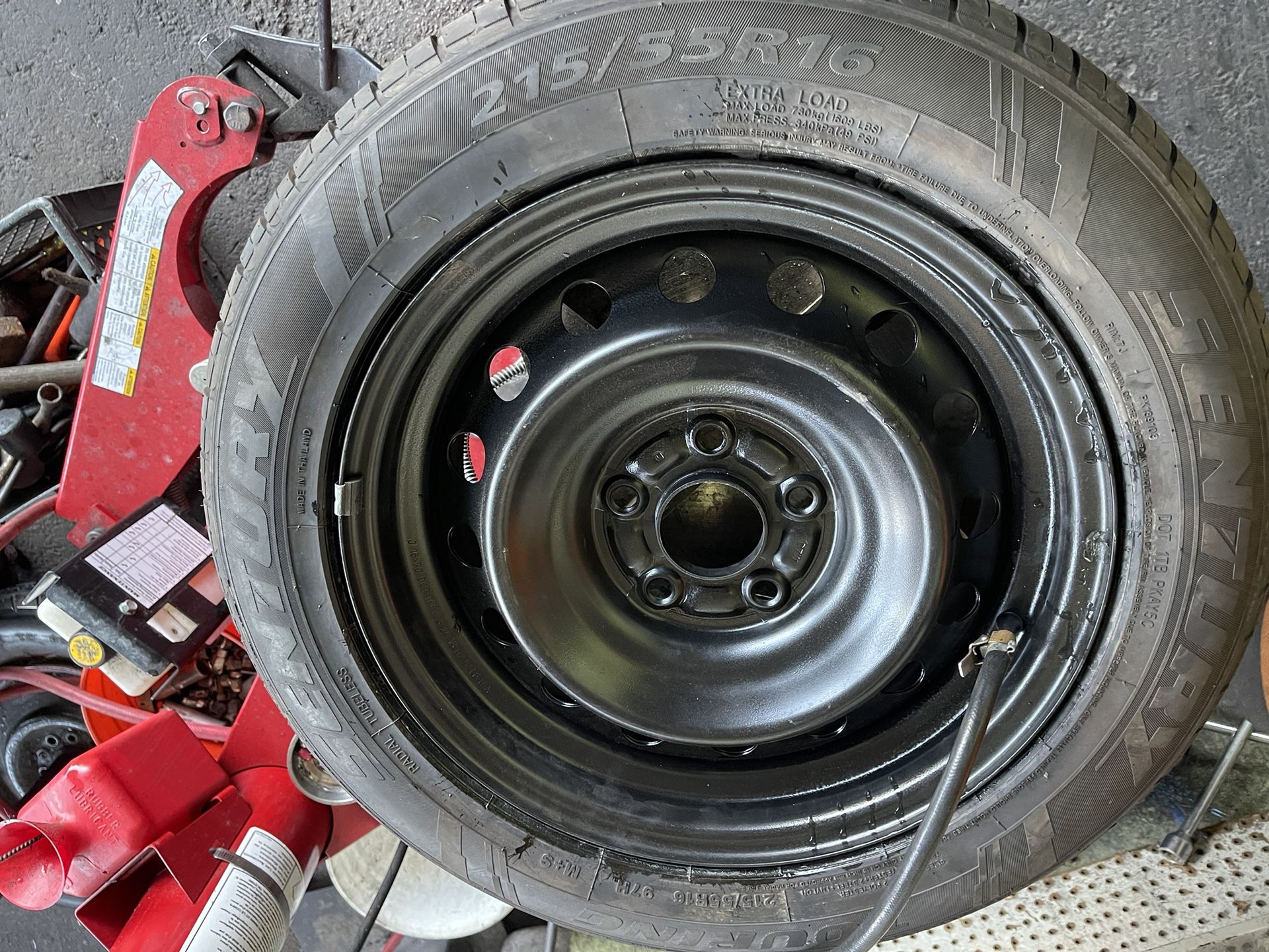 16” Honda Civic Wheel And Tire 215/55r16 For Spare) Tire New 100%