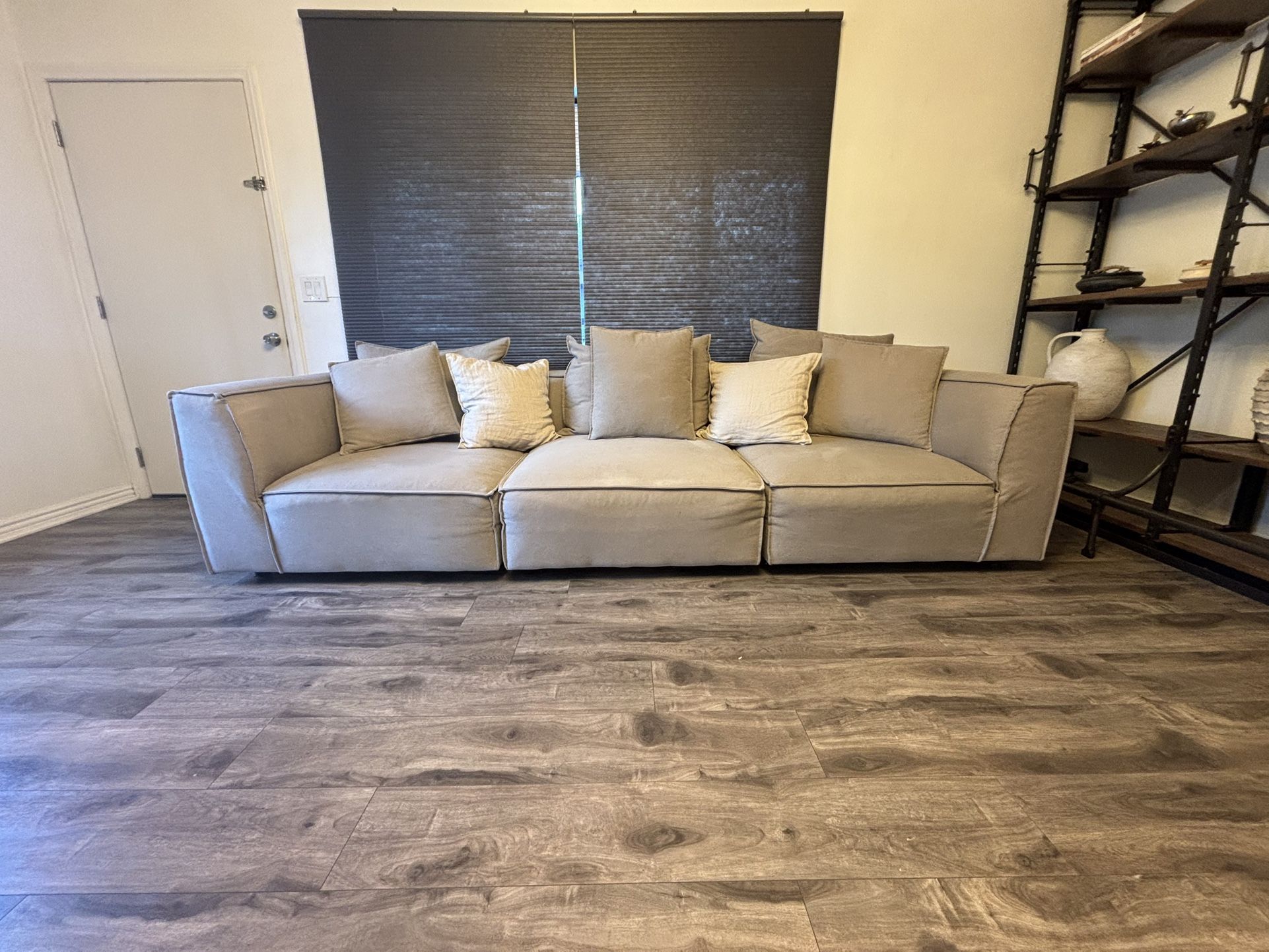 Gray Color Sofa 3 Piece.