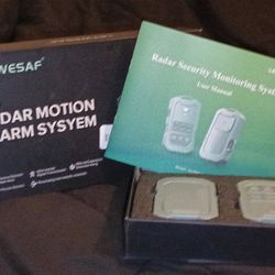 LETWESAF Portable Radar Perimeter Motion Security Alarm System