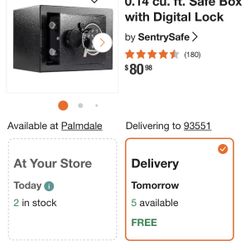 Master Lock Small Digital Safe Box