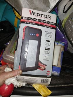 Vector 1600A Lithium Jump Starter